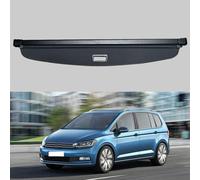 LJWAN Copertura per Bagagliaio Retrattile per VW TOURAN 2016 2017 2018 2019 2020 2021 2022 2023 2024, Ripiano Posteriore del Bagagliaio Telo di Sicurezza per Bagagli Tenda in Tela