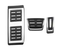 LJWAN Copri Pedali per Audi A1 2012-2021, Pedale Antiscivolo per Pedale Sinistro Auto in Metallo Pedaliera per Auto Adatta Auto Poggiapiedi,A-at