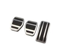 LJWAN Copri Pedali per Peugeot 207 301 307 208 2008 308 408 CC Pedale Antiscivolo per Pedale Sinistro Auto in Metallo Pedaliera per Auto Adatta Auto Poggiapiedi,MT