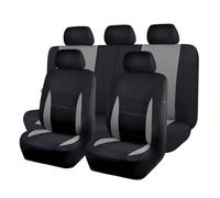 LJWAN Coprisedili Auto per Nissan Navara Titan 2004-2010 2011 2012 2013 2014 2015 2016 2017 2018, 5 Posti Coprisedili 9 Pezzi Traspirante Auto Universale Copri-sedili Auto in Tessuto Coprisedili
