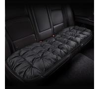 LJWAN Cuscino per Sedile Auto per Toyota Yaris Hybrid 2015-2019, Auto Coprisedile con Fondo Antiscivolo Sedile Auto Traspiranti in Peluche Interni,Single Rear Seat-Black