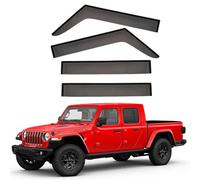 LJWAN Deflettori Laterali per Jeep Gladiator MK2-JT 2019-2025, Protezione da Pioggia Vento e UV Laterali Anti-Pioggia e Anti-Sole Accessori Auto