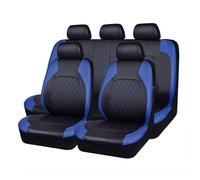 LJWBHIOJ 9 Pezzi Coprisedili Auto per BMW i Serie i3 I01 i4 G26 i4 M50 G26 i8 I12 i8 I12 2000-2021 2022 2023 2024, Pelle Coprisedile Anteriori Posteriori Copri Sedile Accessori Auto,Blue