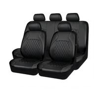 LJWBHIOJ 9 Pezzi Coprisedili Auto per Suzuki Swift Jimny Vitara Swift Grand Vitara 2000-2020 2021 2022 2023 2024, Pelle Coprisedile Anteriori Posteriori Copri Sedile Accessori Auto,Black