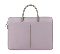 LJWDYS Borsa per Laptop, Borsa a Mano Impermeabile per Computer con Scomparto per Laptop per Donna(Plum,13-13.3 inch)