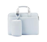 LJWDYS Custodia per Laptop da 13,3-15,6 Pollici, Impermeabile Custodia per Laptop con Borsa per Accessori per Donna(SkyBlue2,15.6 inch)
