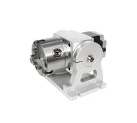 LJWWEI 100mm 3Jaws Mandrino Marcatura Macchina Asse Rotante per Fibra CO2 Intaglio Router Incisione Saldatura