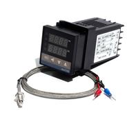 LJWWEI REX-C100 Digital PID Regolatore termostato di temperatura con filettatura M6 Tipo K Termocoppia SSR/Kit uscita relè