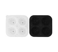 LjwZekyrnt 2 Pezzi Stampi per cubetti di Ghiaccio in Silicone Forme Divertenti Stampo per Sfera Rotonda per Cocktail di Whisky Giornata di Gioco (Calcio)