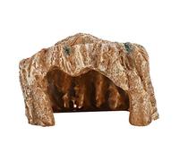 LjwZekyrnt Resina Rockery Turtle Hide Rock Climbing Basking Habitat Caverna per la decorazione del paesaggio