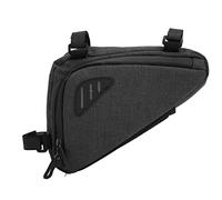 LjwZekyrnt Sacca a cornice triangolare grande capacità in bici impermeabile in bici triangolo a sella sapa da esterno sport in tela striscia riflettente slim body design tasca facile
