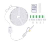 LjwZekyrnt Striscia LED RGB con corda luminosa al neon da 9,84 piedi, Wi-Fi, USB, DC5V, alimentata, per interni, camera da letto, esterni, con sincronizzazione musicale e telecomando.