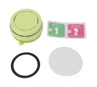 LjwZekyrnt Supporto per telefono magnetico a ventosa, pieghevole, girevole, sollevabile, doppia ventosa, supporto per telefono per auto, Verde fluorescente, casual