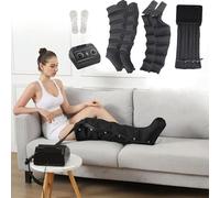 LJXFYSD Massaggiatore Elettrico a Compressione d'Aria per Gamb, Massagiatore per Corpo Elettrica, Pressoterapia linfodrenaggio, Stivali Pneumatici per Recupero
