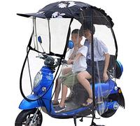 LJXiioo Tettuccio Parasole per Auto elettrica Completamente Chiuso Impermeabile, Ombrello Universale per Moto Parasole Parasole, Parabrezza per Parasole per Bicicletta,B