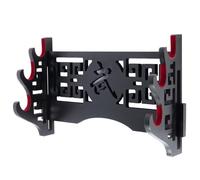Ljxquisite Supporto per spada Katana da parete Samurai Spada Display Rack Wakizashi Tanto Appendiabiti da parete Spada Rack Stand Display ( 3 animali)