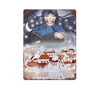 LJYdesigins Targa in metallo vintage, Sweet Dreams Grandma's Tales Art Cozy Art Wall Art Good Night, per ristoranti, pub, bar, decorazione da parete per la casa, 30,5 x 40,6 cm