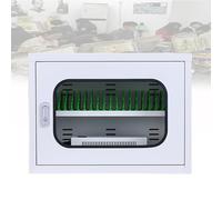 LJYKBFL Stazione di Ricarica Multi-Dispositivo, mobiletto Trasparente con 60 Scomparti per l'organizzazione, Scatola portaoggetti per cellulari e Accessori