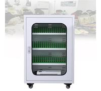 LJYKBFL Stazione di Ricarica Multi-Dispositivo, mobiletto Trasparente con 60 Scomparti per l'organizzazione, Scatola portaoggetti per cellulari e Accessori