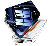 LK 2 Pezzi Privacy Vetro Temperato per iPhone 17 Pro, Rimozione Automatica Della Polvere, Senza Bolle, Installazione Rapida, Antigraffio, Ultra HD Pellicola Protettiva Durezza 9H