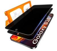 LϟK 2 Pezzi Vetro Temperato Antispione per Samsung Galaxy S25,9H Durezza Senza Bolle HD Schermo Protettivo Facile Kit D'Installazione