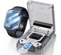 LK 4 pellicole protettive in TPU per Apple Watch SE 3 / SE 2 / SE/6/5/4 44 mm e Apple Watch Series 9/8/7 45 mm, protezione antigraffio, funzione auto-guarigione, senza bolle, HD trasparente, ultra