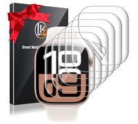 LK 6 Pezzi Pellicola per Apple Watch Series 11/10 42mm, Pellicola Protettiva per Apple Watch Series 11/10 42mm, Sensibile al Tatto, Senza Bolle, HD Trasparente TPU Film