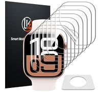 LK 8 Pezzi Pellicola per Apple Watch Series 11/10 42mm, Pellicola Protettiva per Apple Watch Series 10/11 42mm TPU Protezione Schermo, Sensibile al Tatto, Senza Bolle, HD Trasparente TPU Film