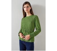 LK Bennett Tj Ellie Jersey Print Top Green Taglia: XS | Magliette intime Outlet | Donna | Verde