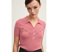 LK Bennett Tk Fiona Floral Knit Top Pink Taglia: M | Maglioni a maglia Outlet | Donna | Rosa