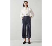 LK Bennett Tr Joy - Flat Front Deep Navy Taglia: 36 | Pantaloni dritti Outlet | Donna | Blu