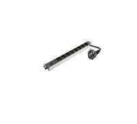 LK-BL-G10O08. Multipresa da Rack 19" con 8 prese CEE, 16A protezione da sovraccarico