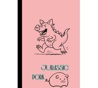 LK Books Quadernoni - Copertina: "JURASSIC PORK" | 200 pagine a quadretti 5 mm - LK Books: Quaderno maxi. Copertina originale e ironica - A4 - 100 ... Ideale per scuola, appunti o regalo creativo.