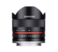 LK Samyang Obiettivo Mirrorless 8mm f/2.8 Fish-eye Nero per Sony E-Mount