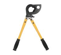 LK - Tagliacavi a cricchetto 760L, attrezzo manuale per il taglio dei cavi con impugnatura in plastica PC, lame in acciaio 45# per alluminio e fili intrecciati fino a 500 mm²