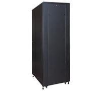 ARMADIO RACK 19" 42U (A)2055, (L)800, (P)800 COLORE NERO PORTA VETRO CON GUIDACA
