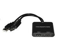 SPLITTER 2 PORTE DISPLAYPORT CON ALIMENTAZIONE USB E FUNZIONE MST