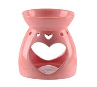 LKAMCBZMF bruciatore di Fusione di Cera Ceramica, Diffusore di tealight con bruciatore di Oli Essenziali in Ceramica Doppio, Rosa