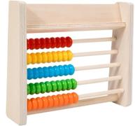 LKAMCBZMF Calcolo Strumento di calcolo matematico per bambin Abaco in Legno con Carte Matematiche for Il conteggio, apprendimento prescolare, Matematica educativa, contatori di calcolo matematico