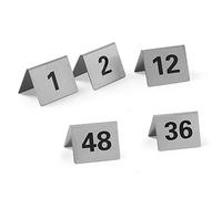 LKAMCBZMF Carte dei Numeri dei tavoli, Numeri da Tavolo E Segnaposto in Acciaio Inossidabile 1-50 1-100 50x40x35 Mm(1-100)