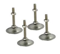 LKAMCBZMF Livellatori per mobili Piedini livellanti, 4 Piedini Di Livellamento for Mobili Con Filettatura M8x100mm Base Da 38 Mm for Garage Cucina for Macchine Utensili