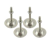 LKAMCBZMF Livellatori per mobili Piedini livellanti, 4 Poggiapiedi Regolabili for Mobili, Base 38 Mm, M8/M10 X 60-100(M10X60MM)