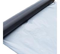 LKAMCBZMF Paesaggio Pellicola di plastica, Pellicola for pacciamatura in plastica, Pellicola in plastica Bicolore Argento Nero for Uso agricolo, Pellicola(W*L 0.8m*370m)