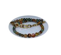 LKBEADS Black Opal rondelle 6-7mm smooth 7inch Sterling Silver Stacking Beaded Bracelet, Simple Layering, Dainty Gemstone Bracelet, Fine Jewelry, Minimalist,