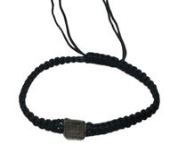 LKBEADS Bracciale in filo di tormalina naturale multicolore |LK_STHB_0287 | Bracciale unisex regolabile da 7 pollici con pietra preziosa a taglio liscio di forma rettangolare, gioiello fatto a mano.
