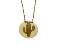 LKBEADS Collana con ciondolo a forma di ape cavo da 45 cm| LK_NLC_00844 | Collana con ciondolo a forma di ape, disco rotondo, placcato oro, gioiello regalo per uomo e donna, ispirata alla natura.