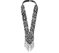 LKBEADS Collana Gerdan ucraina Arabesque Rosa Mezzanotte con perline, gioielli tradizionali, multicolore, filo di perline fatto a mano, gioielli ucraini |LK_UKRN_0814