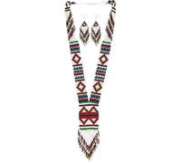 LKBEADS Collana Gerdan ucraina Arctic Heritage con orecchini, set di perline, gioielli tradizionali, multicolore, filo di perline fatto a mano, gioielli ucraini |LK_UKRN_0788