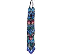 LKBEADS Collana Gerdan ucraina con totem floreale di mezzanotte, perline tradizionali, gioielli ucraini multicolore fatti a mano |LK_UKRN_0746