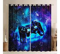 LKCD Tende Per Soggiorno Video Gamepad Lightning Gamepad 264X240Cm Tende Morbide Oscuranti E Insonorizzate - Camera Da Letto/Cucina/Sala Riunioni/Stanza Dei Bambini - Stampa Digitale 3D